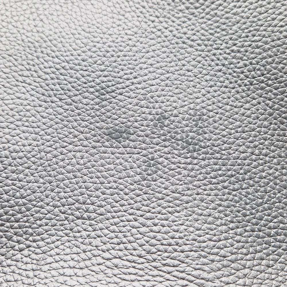 Silver Tote Bag  Riversible with Pouch - Picture 10 of 12